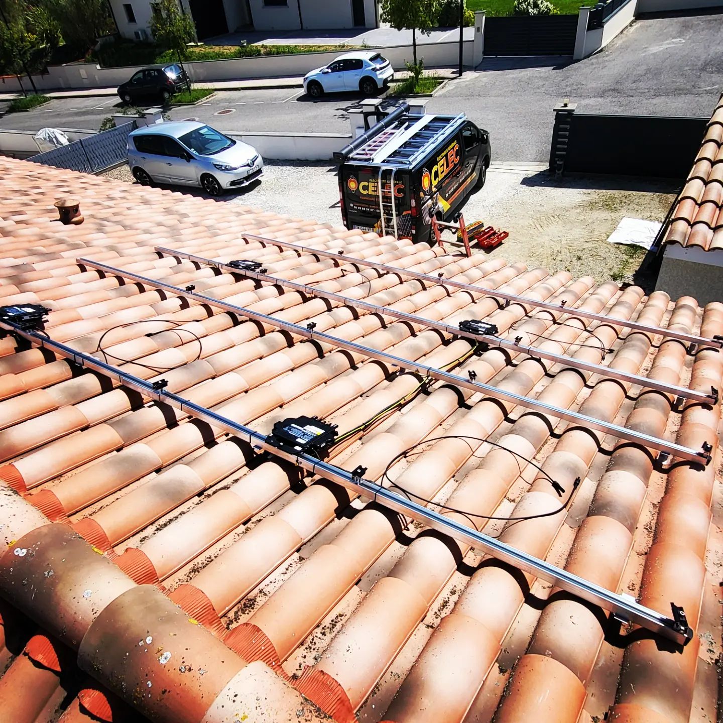 Panneaux solaires sur Albi